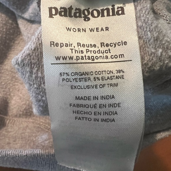 COPY - Patagonia size S hoodie with kangaroo pocket. Pullover. Gray. Organic co… - Picture 6 of 7